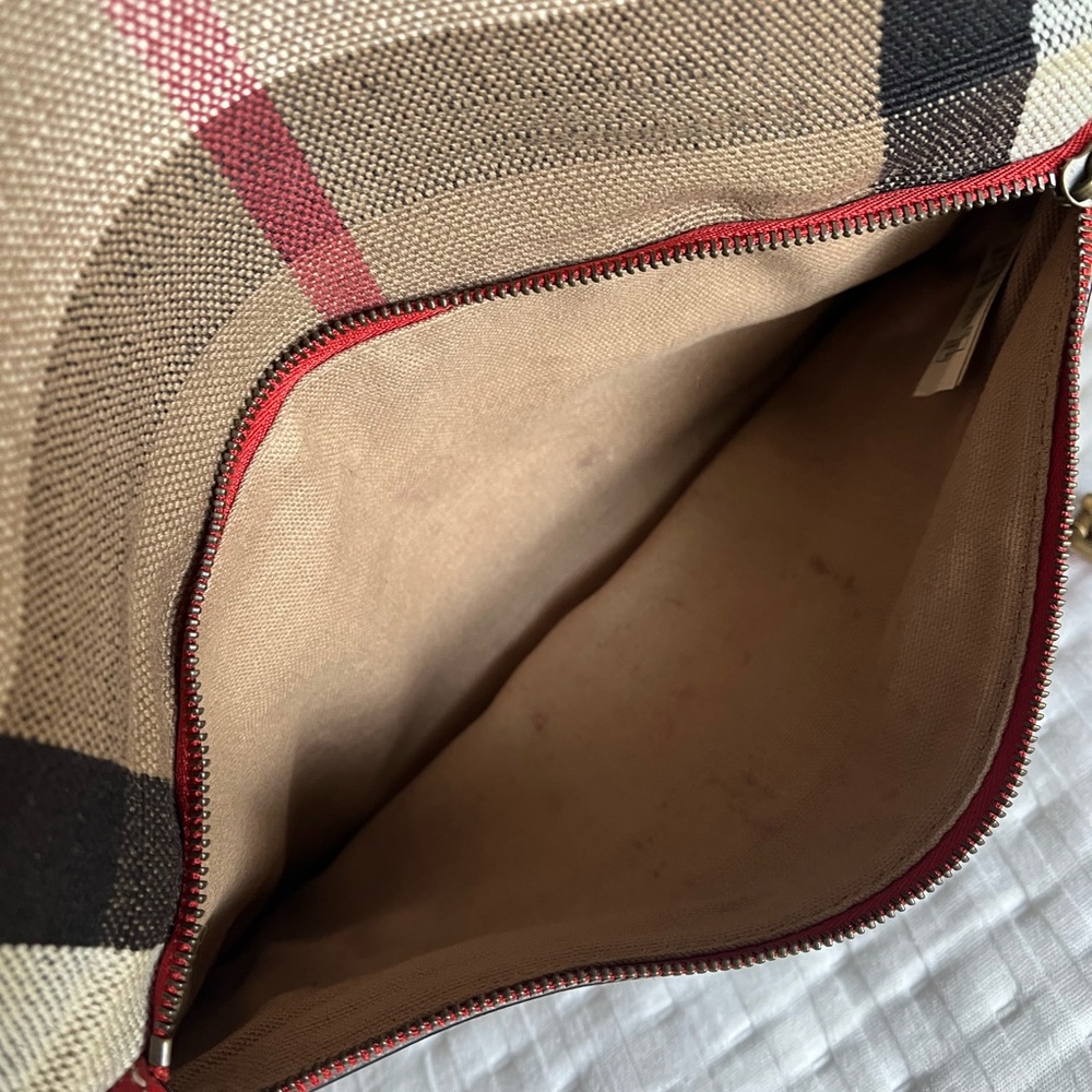 Burberry Canvas Mega Check crossbody - Picture 4 of 9
